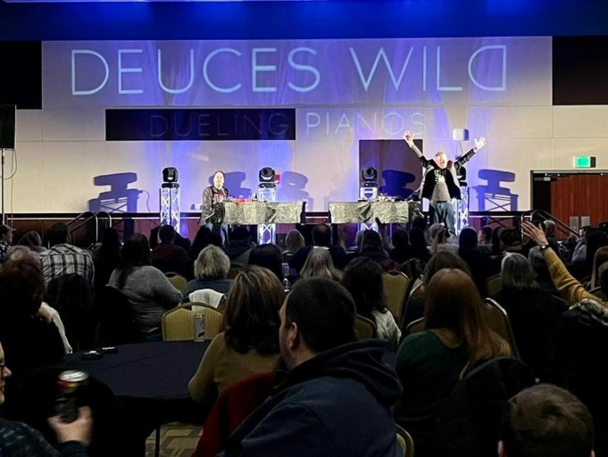 Deuces Wild! Dueling Pianos at Belle Mehus Auditorium
