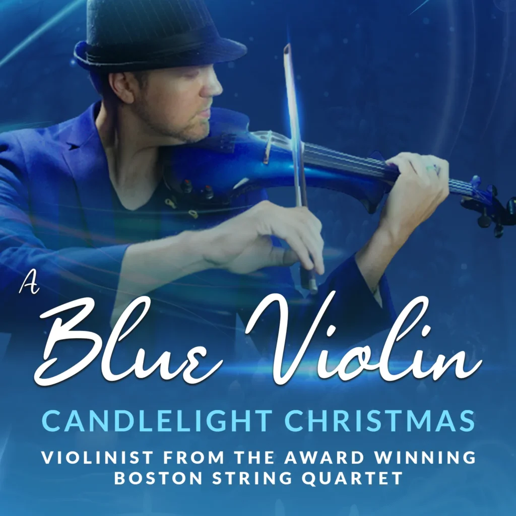 Blue Violin Candlelight Christmas