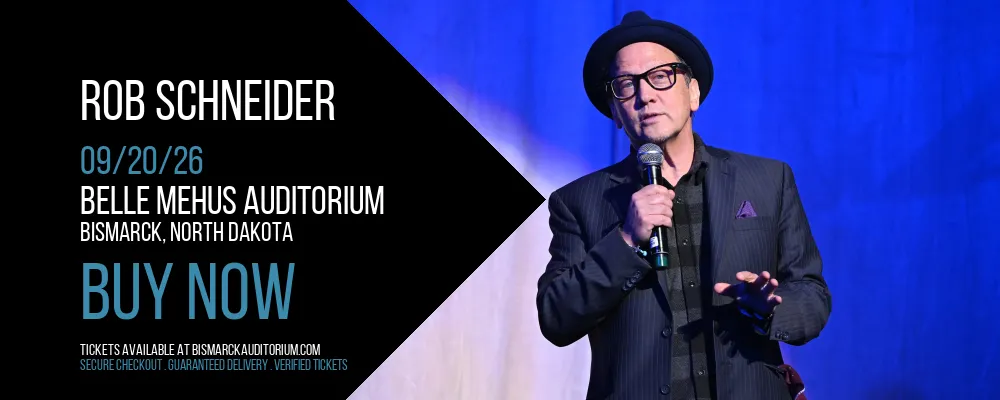 Rob Schneider at Belle Mehus Auditorium