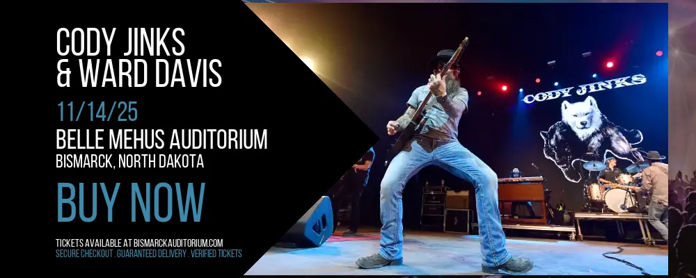 Cody Jinks & Ward Davis at Belle Mehus Auditorium
