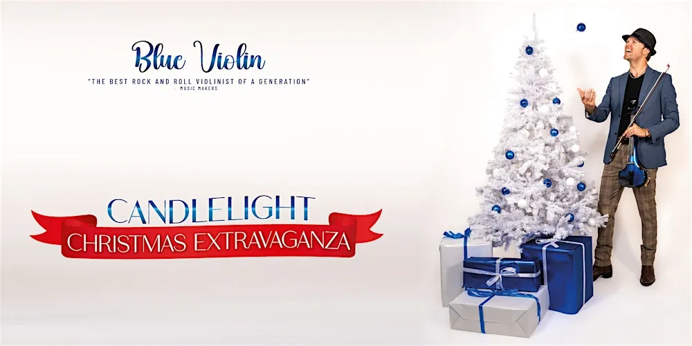 Blue Violin Candlelight Christmas
